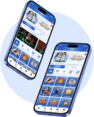 Điện thoại iPhone hiển thị hướng dẫn tải app 789 Win