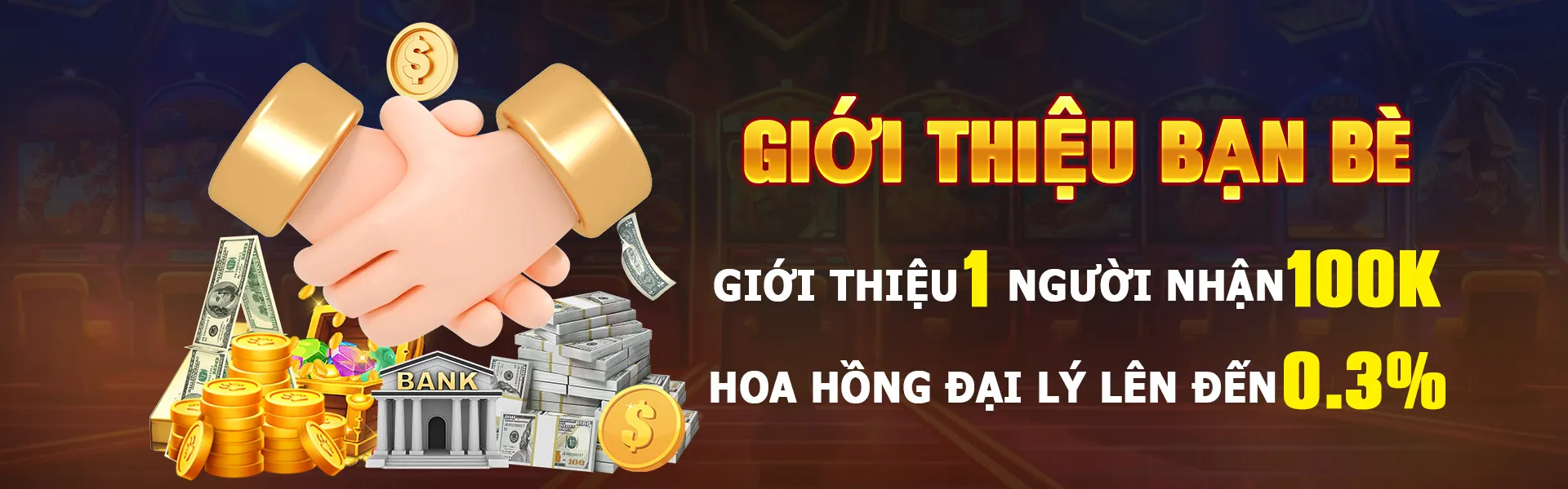 Hình ảnh khuyến mãi giới thiệu bạn bè nhận hoa hồng tại 789 Win